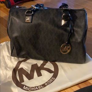 Michel Kors Large Grayson Logo Satchel